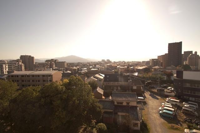 バルコニーからの眺望良しです