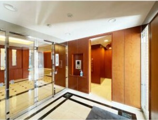 セキュリティも高いエントランス