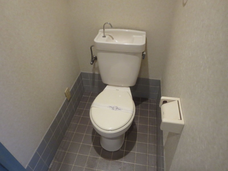 清潔感のあるトイレですね。