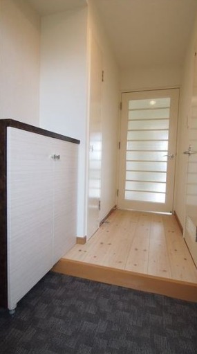 解放感ある玄関ですね