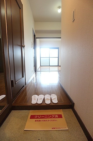 玄関からの景色です。