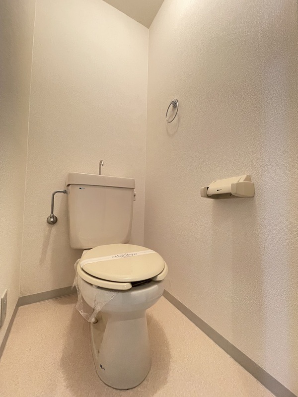 清潔感あるトイレですね