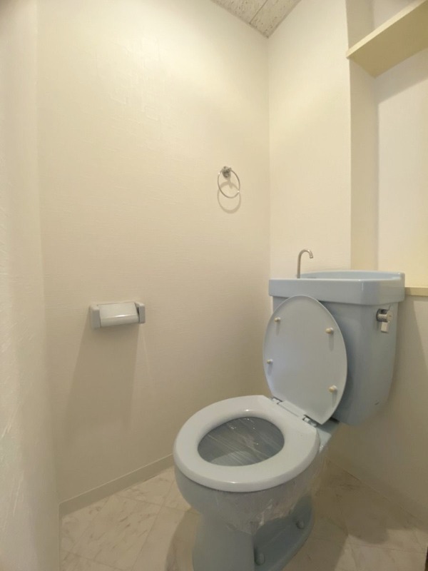 清潔感のあるトイレですね