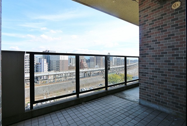 日当たり良好なバルコニーですね