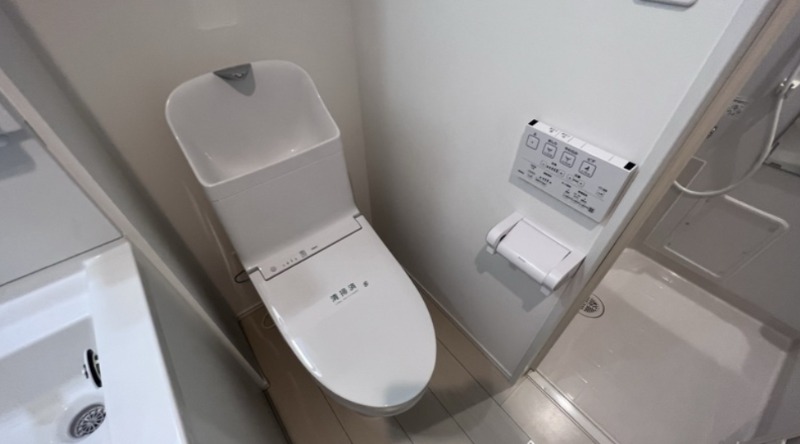 清潔感のあるトイレです