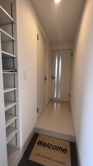 広々空間の玄関です