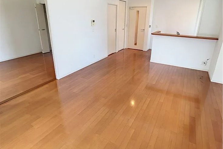 12帖の広々としたリビング