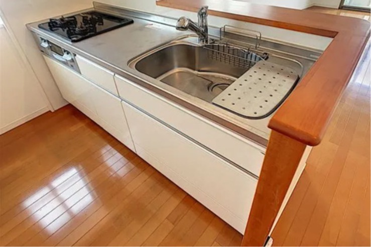 ３ロコンログリル付カウンターキッチン