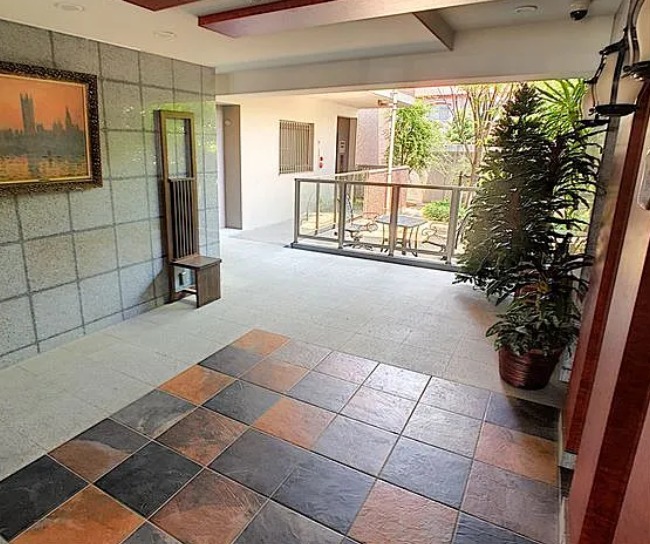 解放感あるエントランス