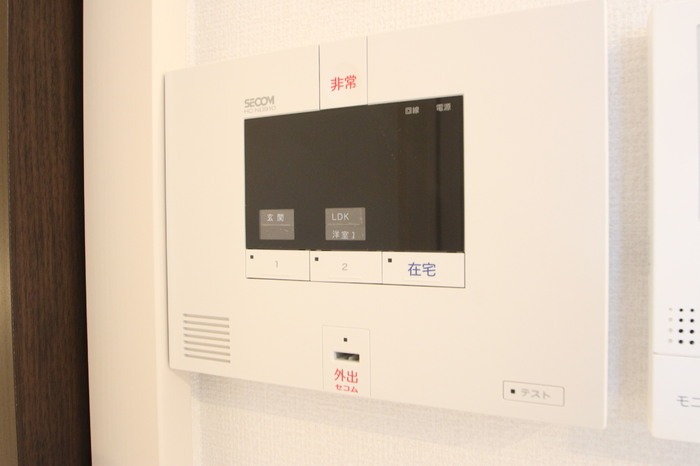 モニター付きで安心。