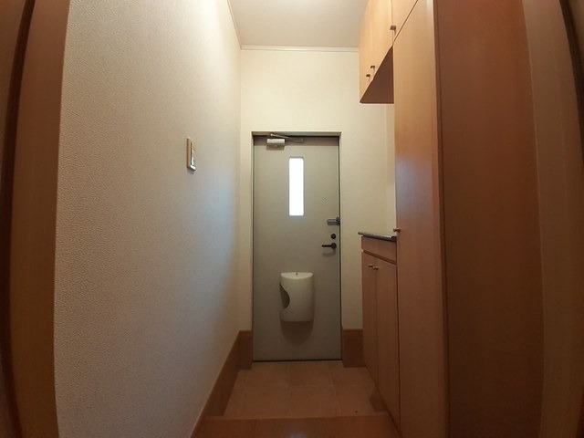 玄関の眺めです。