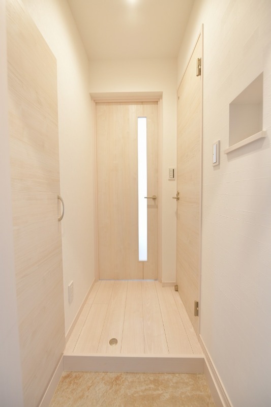 開放感のある玄関です