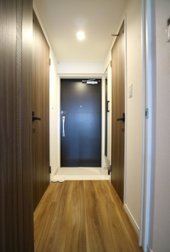 開放感のある玄関でお出迎え