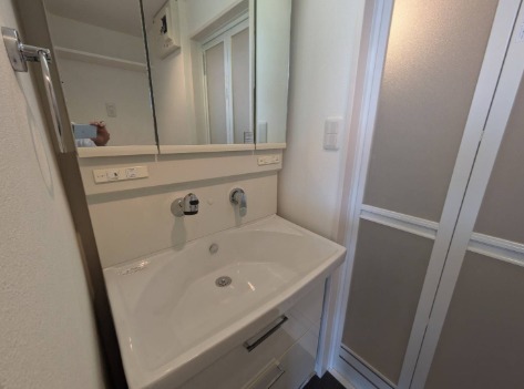 朝の支度はこちらで