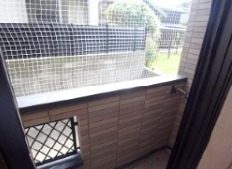 日当たり良好なバルコニーですね