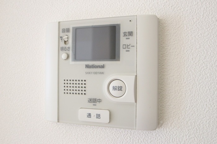 モニター付きで安心。