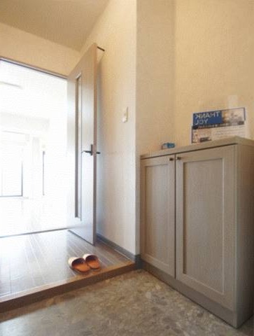 開放感のある玄関ですね