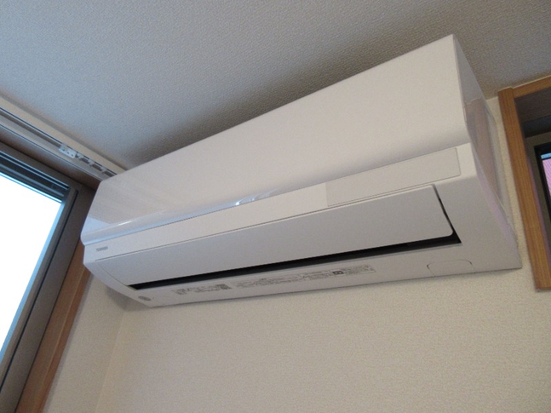 エアコン付きで1年中快適です