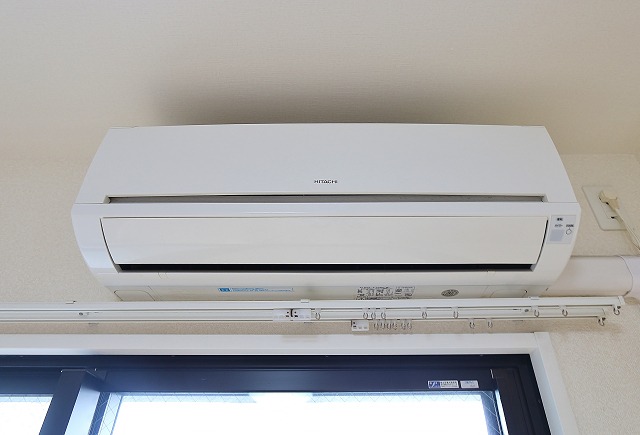 エアコン付きで年中快適に過ごせますね