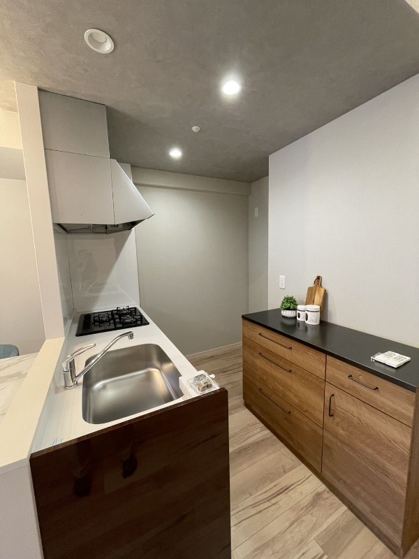 対面キッチンで会話が弾みますね