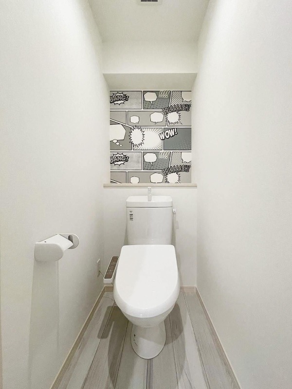 温水洗浄便座付きです