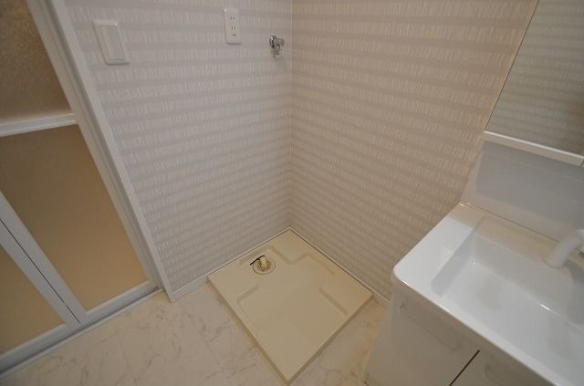 洗濯機も置けます。