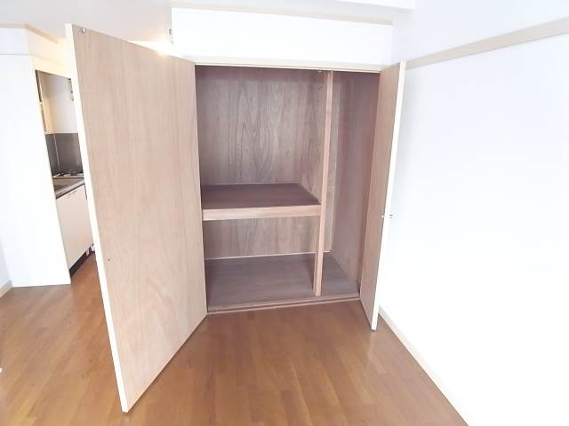 収納スペースもゆったりしています