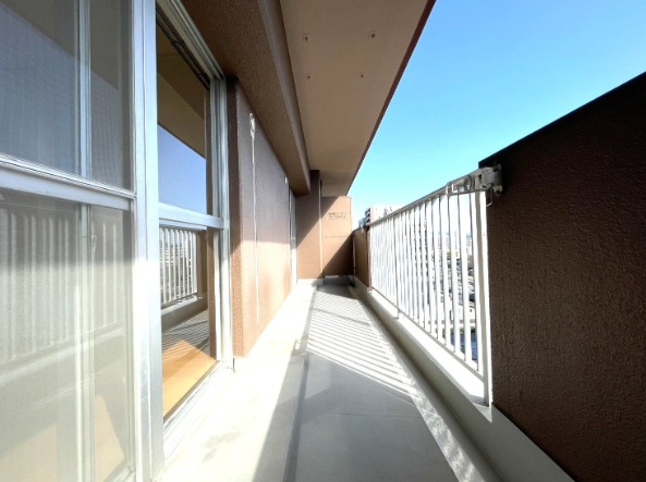 日当たり良好なバルコニーですねです