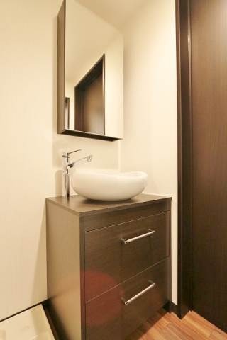 朝はこちらで身支度