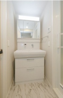 朝の身支度はこちらで