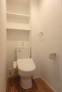 清潔感のあるトイレですね