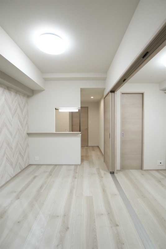 おしゃれな色合いのリビング