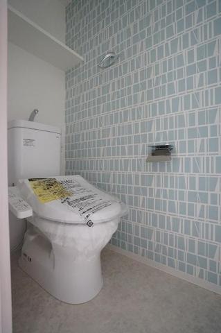 清潔感のあるトイレです