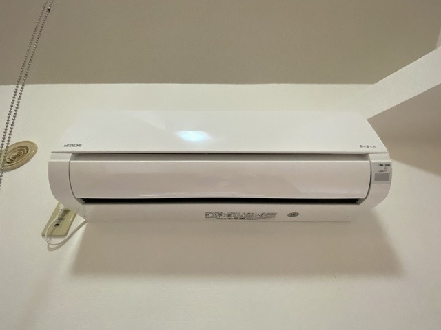 エアコン完備で年中快適に過ごせます