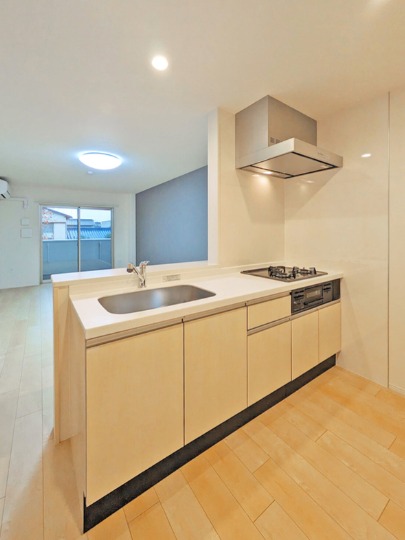 3口コンロ、グリル付きで料理が捗りそうですね