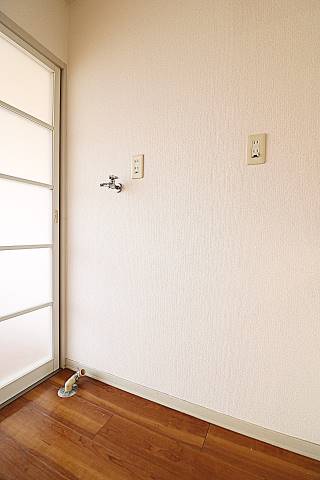 室内洗濯機置場です。