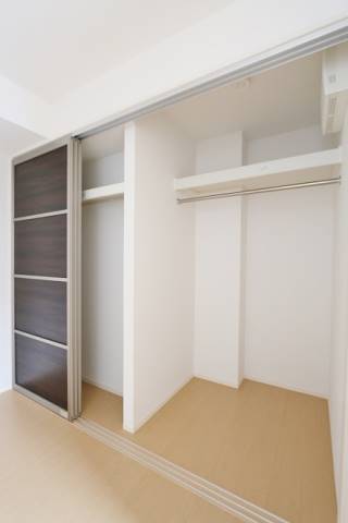 大容量のクローゼットです