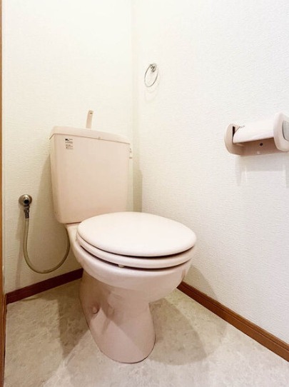 清潔感のあるトイレですね