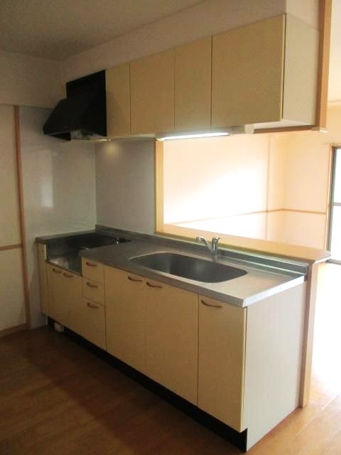 料理スペースがとても広いですね