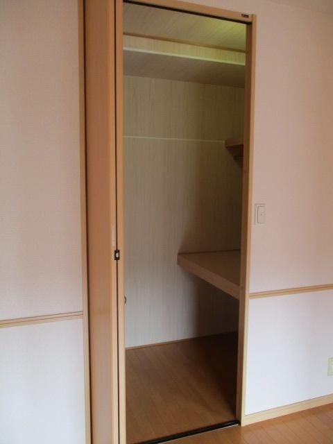 ウォークインクローゼットなのでたくさんの荷物が入ります