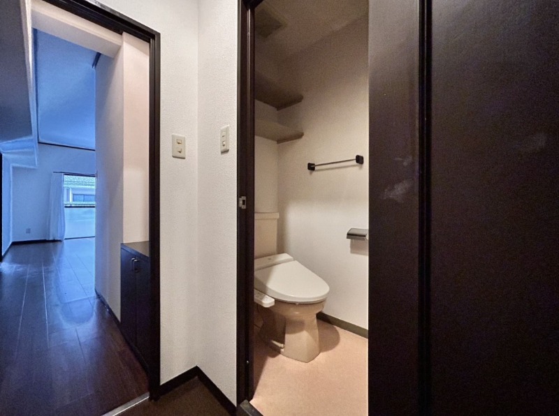 温水便座で冬でも安心。