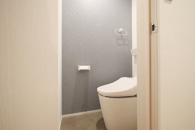 清潔感のあるトイレです