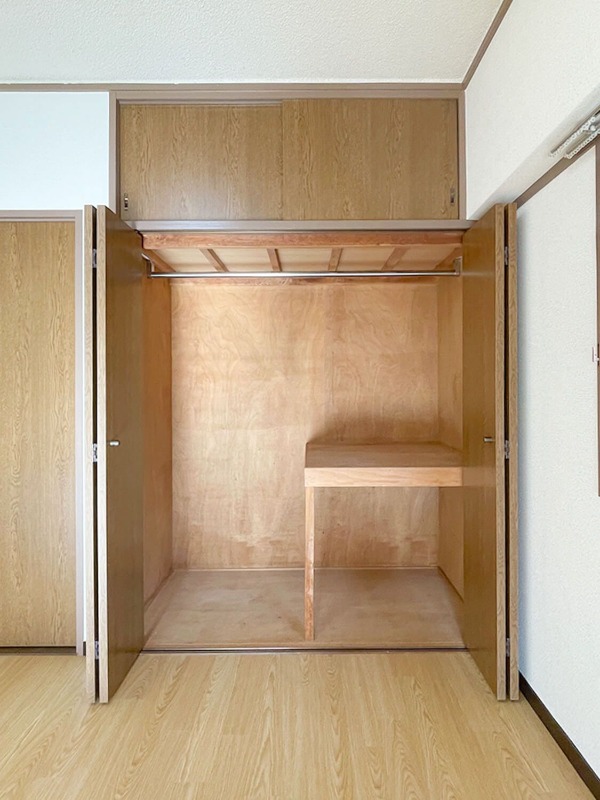 お洋服が多い方でも楽々収納できます