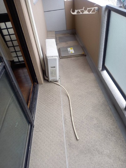 日当たり良好なバルコニーですね