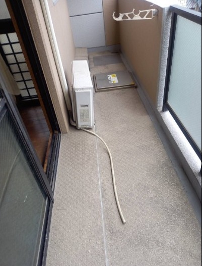 日当たり良好なバルコニーですね