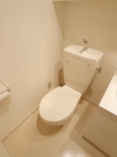 清潔感のあるトイレです