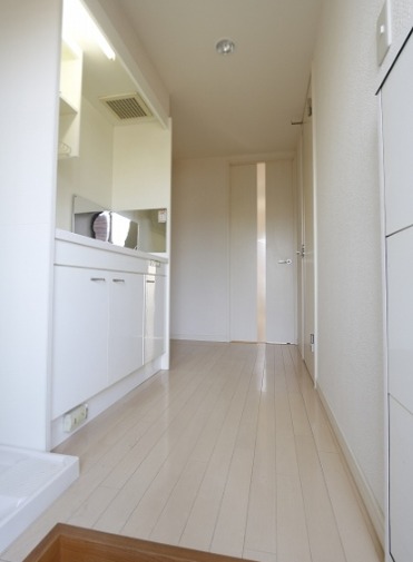 開放感のある玄関です