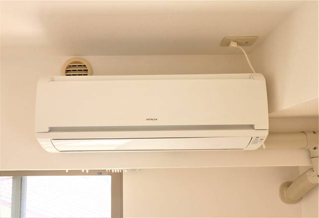 エアコン付きなので1年中快適に過ごせます