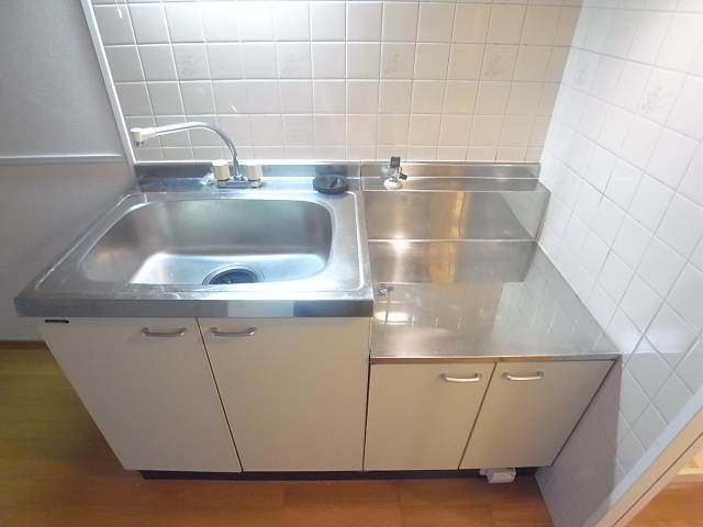 2口コンロ置けちゃいます。