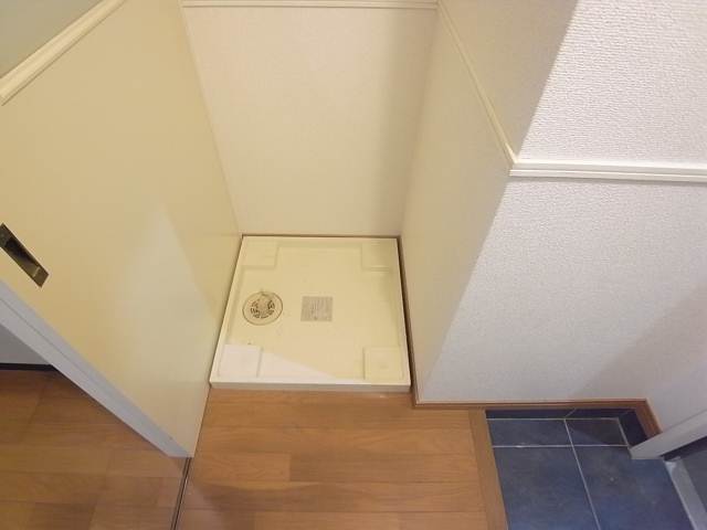 室内洗濯機置場です。
